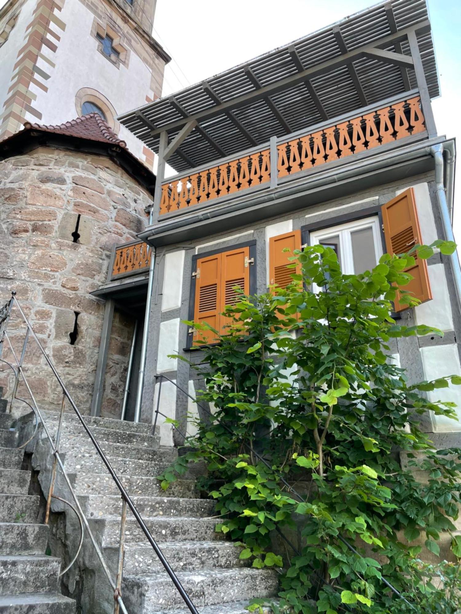 Blaue Wohnung- Ferienwohnung Sulzbach an der Murr Exterior foto